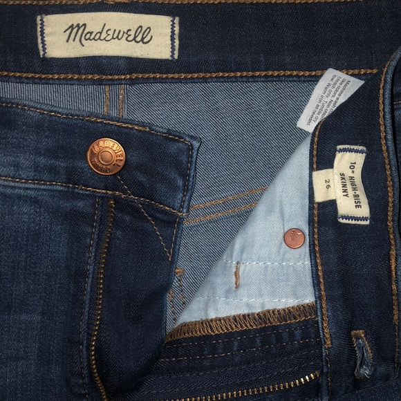 Madewell 10” High Rise Skinny in Danny Wash - Picture 5 of 6